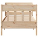 vidaXL Cadre de lit sans matelas 90x200 cm bois de pin massif