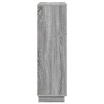 vidaXL Bureau d'écriture Gris Sonoma Gris Bois d'ingénierie Grand
