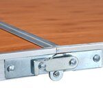 vidaXL Table pliable de camping Aluminium 240x60 cm
