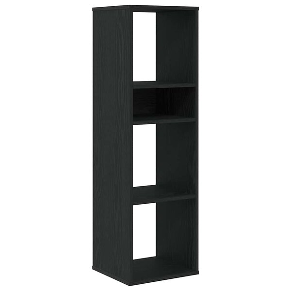 vidaXL Bibliothèque noir 34x31x112 cm bois d'ingénierie