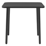 vidaXL Table de jardin Gris foncé 80x80x72 cm Acier