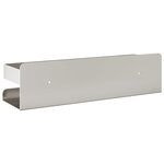 vidaXL Étagère de douche 23x6 5x6 cm acier inoxydable 304 brossé