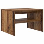 vidaXL Table basse Bois ancien 60 x 50 x 40 cm Bois d'ingénierie