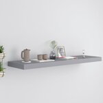 vidaXL Étagère murale flottante gris 90x23 5x3 8 cm MDF