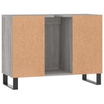 vidaXL Armoire salle de bain sonoma gris 80x33x60 cm bois d'ingénierie