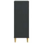vidaXL Buffet Noir 33 x 34 5 x 90 cm Bois d'ingénierie