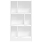 vidaXL Bibliothèque blanc 57x28 5x107 5 cm bois d'ingénierie