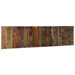 vidaXL Tête de lit multicolore 200 cm bois massif récupération