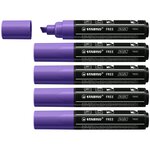 Marqueur pointe large FREE acrylic T800C violet x 5 STABILO
