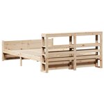 vidaXL Cadre de lit avec tête de lit sans matelas 160x200 cm