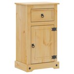 vidaXL Armoire de salle de bain Corona 45x33x80 cm bois de pin massif