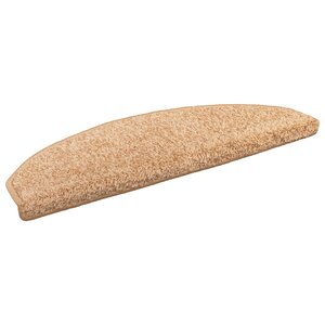 vidaXL Tapis d'escalier auto-adhésifs 15 pc 80 x 24 5 x 3 5 cm Doré
