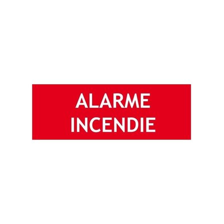 Panneau "alarme incendie"