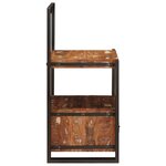 vidaXL Support valet Multicolore Bois massif de récupération