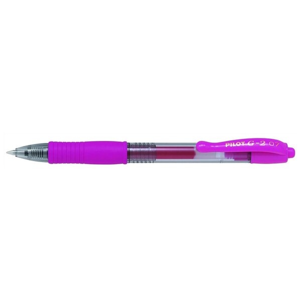 Stylo bille à encre Gel G2 07 Pointe Moyenne Rose PILOT
