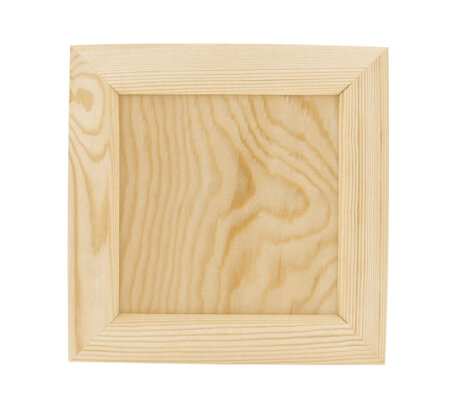 Cadre photo en bois carré intérieur 15 cm extérieur 21 5 cm