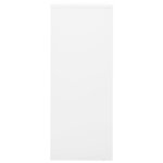 vidaXL Armoire de bureau Blanc 90x40x102 cm Acier