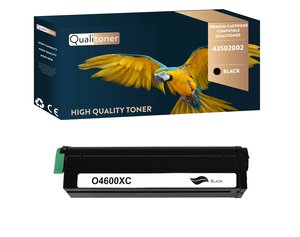 Qualitoner x1 toner 43502002 noir compatible pour oki