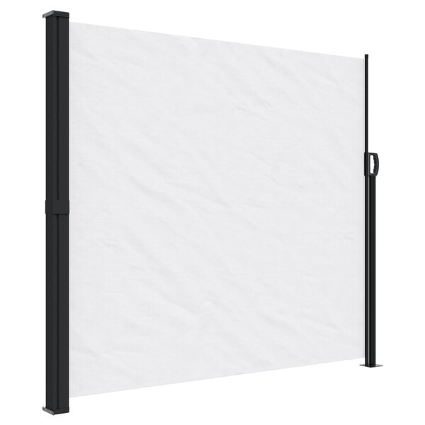 vidaXL Auvent latéral rétractable blanc 180x500 cm