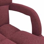 vidaXL Chaise de sol réglable avec accoudoir Bordeaux