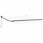 vidaXL Auvent rétractable Blanc 300 x 250 x 165 cm