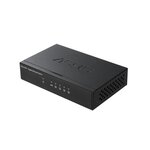 ASUS GX-U1051 Géré Gigabit Ethernet [10/100/1000] Noir (GX-U1051 SWITCH - 5x Gigabit RJ-45, MAC 4K, VIP port, Plug and Play) - 90IG