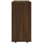 vidaXL Armoire roulante Chêne marron 60x35x75 cm Bois d'ingénierie
