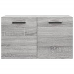vidaXL Armoire murale Sonoma gris 60x36 5x35 cm Bois d'ingénierie