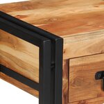 vidaXL Set de 2 tables de nuit 40x35x50 cm en bois d'acacia massif