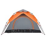 vidaXL Tente de camping à dôme 3 personnes libération rapide