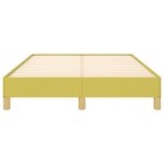 vidaXL Cadre de lit Vert 120 x 200 cm Tissu