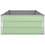 vidaXL Jardinière Vert pastel 195 x 100 x 45 cm Acier galvanisé