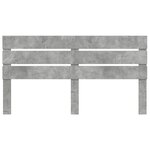 vidaXL Tête de lit Gris béton 160 cm Bois d'ingénierie