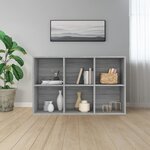 vidaXL Bibliothèque/Buffet Sonoma gris 66x30x98 cm Bois d'ingénierie