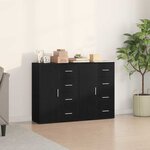 vidaXL Buffets 2 Pièces Chêne noir 60 x 31 x 84 cm Bois d'ingénierie