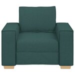 vidaXL Canapé Fauteuil Vert Foncé 100x78x84 cm Tissu
