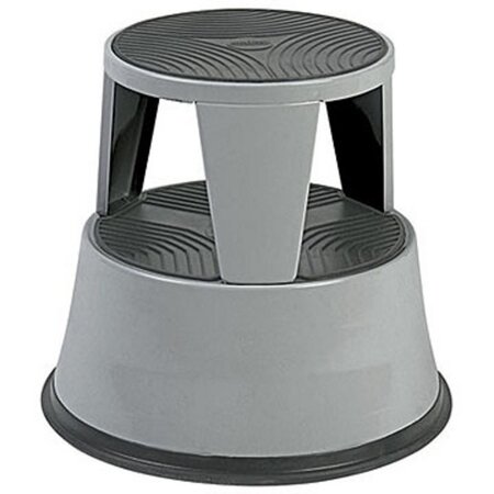 Marchepied tabouret métal gris foncé