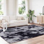 vidaXL Tapis Shaggy à poils longs NAVARRA gris foncé 240x340 cm
