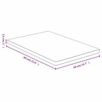 vidaXL Dessus de table 40x60x2 5 cm bambou