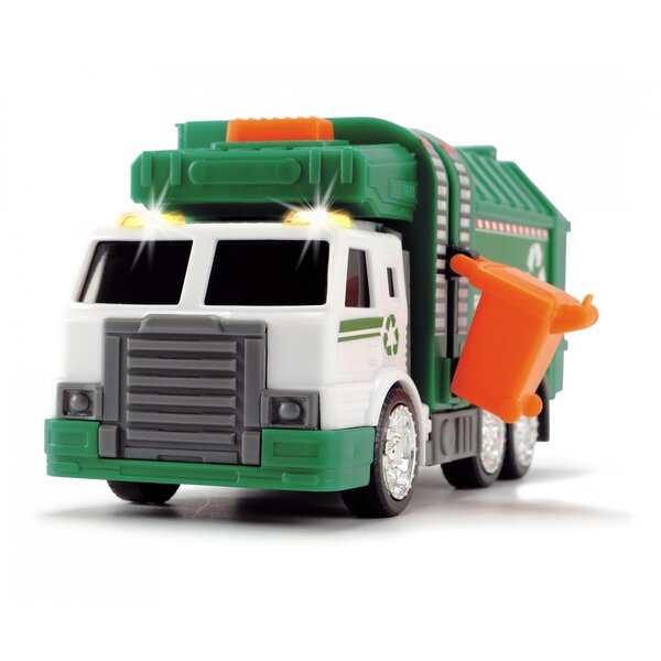 Camion Poubelle Dickie – Lumières Et Sons – Recyclage – Roue Libre – Dès 3 Ans