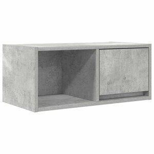 vidaXL Meuble TV gris béton 60x31x25 5 cm bois d'ingénierie