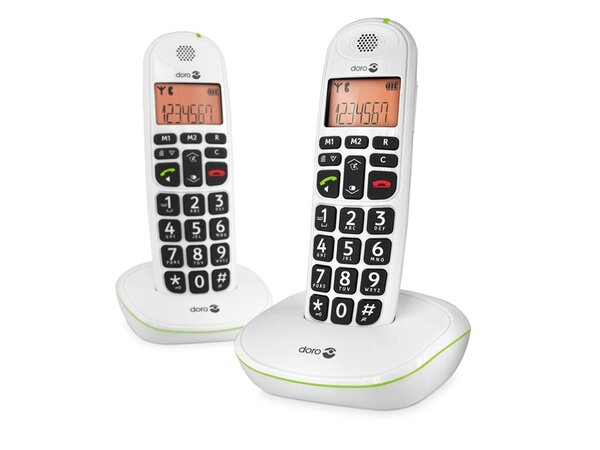 Doro phoneeasy 100w duo blanc