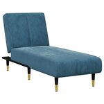 vidaXL Ensemble de canapés 2 Pièces bleu velours