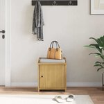 vidaXL Banc de couloir SANDNES 45x40x50 cm bois de pin massif