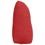 vidaXL Coussin de Dos Rouge 60 x 24 x 50 cm tissu