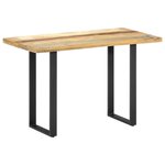vidaXL Table à manger 120x60x76 cm Bois de récupération massif