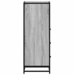 vidaXL Armoire de salle de bain sonoma gris 35x37 5x100 cm