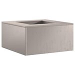 vidaXL Braise Marron 60 x 60 x 30 cm Acier