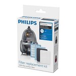 Philips fc8058/01 kit 1 filtre de sortie hepa 10  1 filtre moteur  1 filtre en mousse - pour aspirateurs philips powerpro active