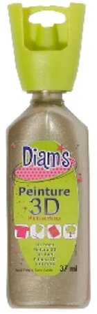 Peinture Diam's 3D 37 ml - Nacré - Taupe praliné